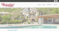 Desktop Screenshot of kraidlhof.com